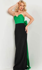 Jovani 36670 - Ruched Strapless Prom Gown - designer formal gown at Silhouette Dresses