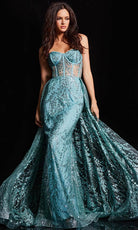 Jovani 36736 - A-Line Overskirt Prom Gown - designer prom dress at Silhouette Dresses