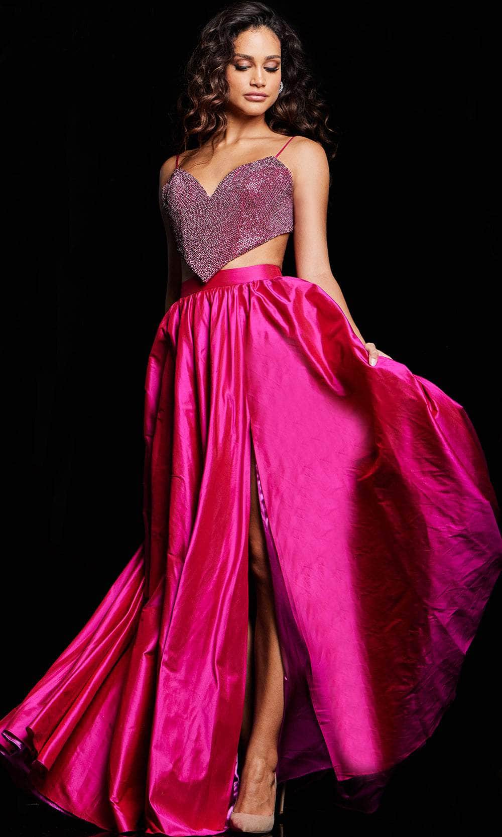 Jovani 37045 - Bejeweled Sweetheart Prom Dress - view 5