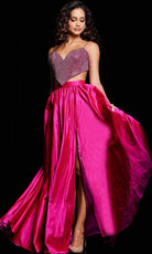 Jovani 37045 - Bejeweled Sweetheart Prom Dress - view 5