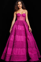 Jovani 37157 - Sweetheart Bustier Evening Gown - designer evening gown at Silhouette Dresses