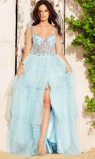 Jovani 37438 - Sleeveless Ruffled Ballgown - view 5