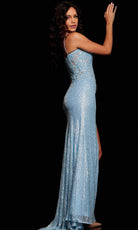 Jovani 37649 - Spaghetti Strap Sequin Prom Dress - view 4