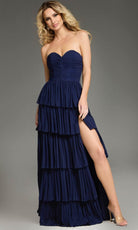 Jovani 38101 - Strapless Ruched Bodice Prom Gown - designer formal gown at Silhouette Dresses
