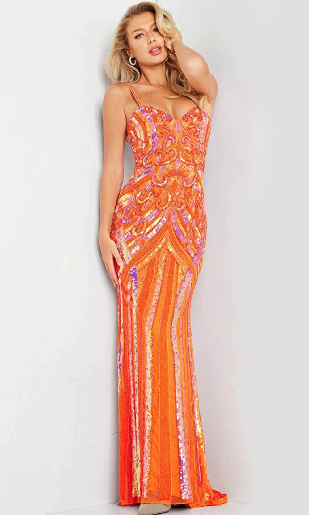 Jovani 38300 - Sequin Embellished Gown - designer prom dress at Silhouette Dresses