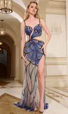 Jovani 39039 - Butterfly Motif Evening Dress - designer evening gown at Silhouette Dresses