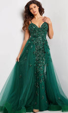 Jovani 39434 - Sequin Embellished Prom Gown - back view