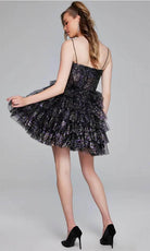 Jovani 39654 - Sweetheart Neck A-Line Cocktail Dress - view 5