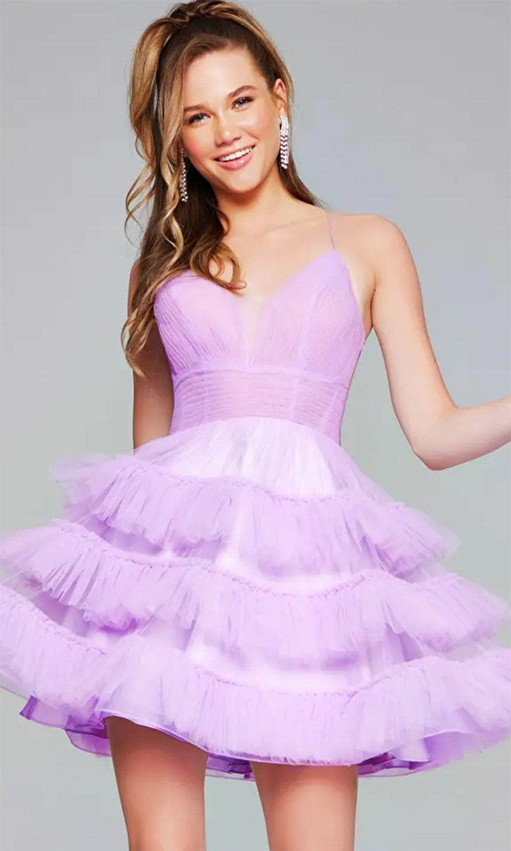 Jovani 39656 - Backless A-Line Cocktail Dress - designer homecoming dress at Silhouette Dresses