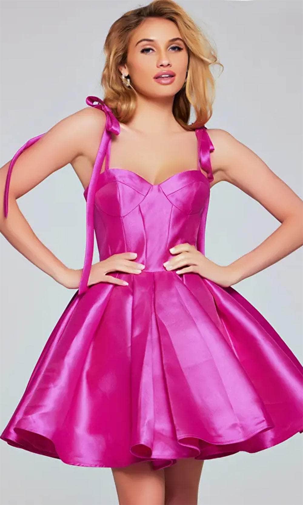 Jovani 39979 - Sleek Bustier Cocktail Dress - designer homecoming dress at Silhouette Dresses