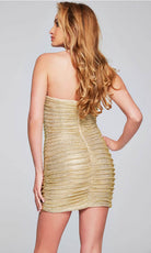 Jovani 40025 - Strapless Fitted Bodice Cocktail Dress - detail view