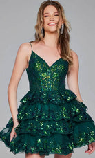 Jovani 40382 - Embroidered Sleeveless Cocktail Dress - designer cocktail dress at Silhouette Dresses