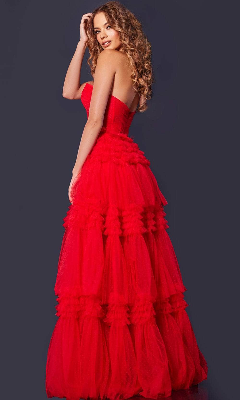 Jovani 40466 - Tiered Ruffle Prom Dress - view 6