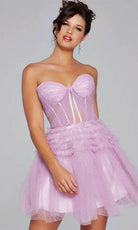 Jovani 40467 - Sweetheart Ruffled A-Line Cocktail Dress - designer homecoming dress at Silhouette Dresses