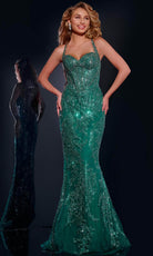 Jovani 40470 - Glittering Corset Prom Dress - designer prom dress at Silhouette Dresses
