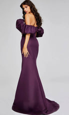 Jovani 40596 - Dramatic Ruffle Evening Dress - back view
