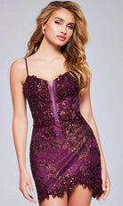 Jovani 40922 - Glitter Sheath Cocktail Dress - designer homecoming dress at Silhouette Dresses