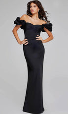 Jovani 41084 - Ruffle Sleeve Evening Gown - designer evening gown at Silhouette Dresses