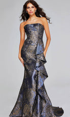 Jovani 42028 - Mermaid Gown with Ruffled Accents - Silhouette Dresses