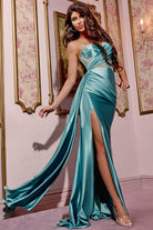 Jovani 42210 - Sash Detail Corset Prom Dress - designer prom dress at Silhouette Dresses