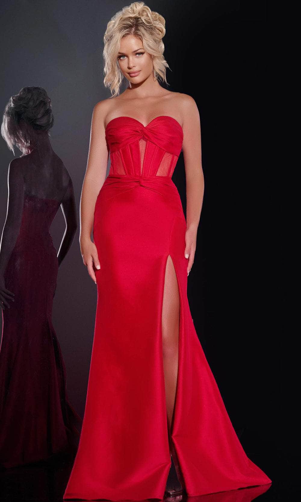 Jovani 42375 - Illusion Cutout Prom Dress - designer prom dress at Silhouette Dresses
