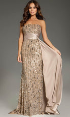 Jovani 42427 - Strapless Sequin Evening Gown - designer evening gown at Silhouette Dresses