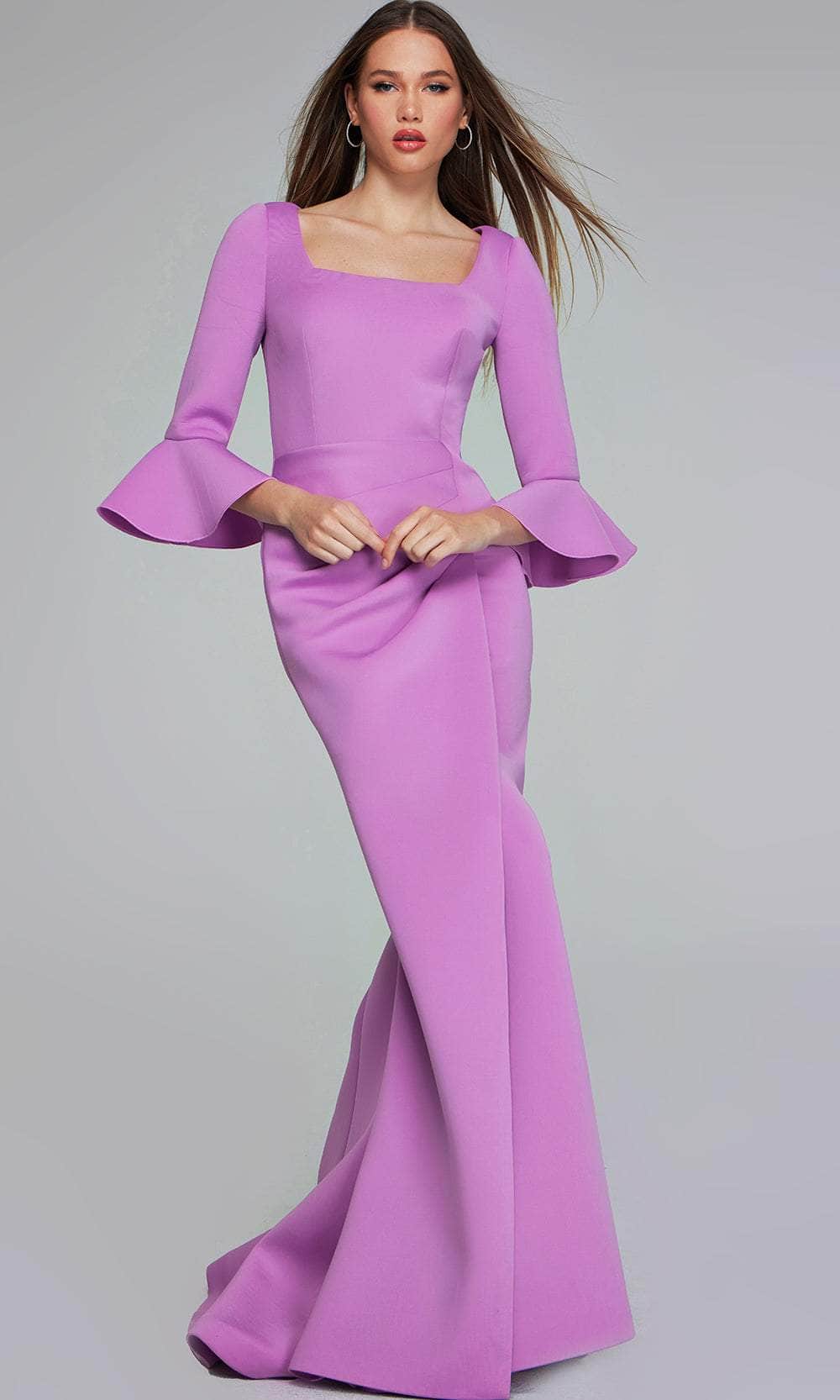 Jovani 42579 - Bell Sleeve Floor Length Gown - designer evening gown at Silhouette Dresses