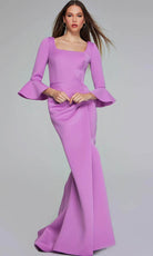Jovani 42579 - Bell Sleeve Floor Length Gown - designer evening gown at Silhouette Dresses