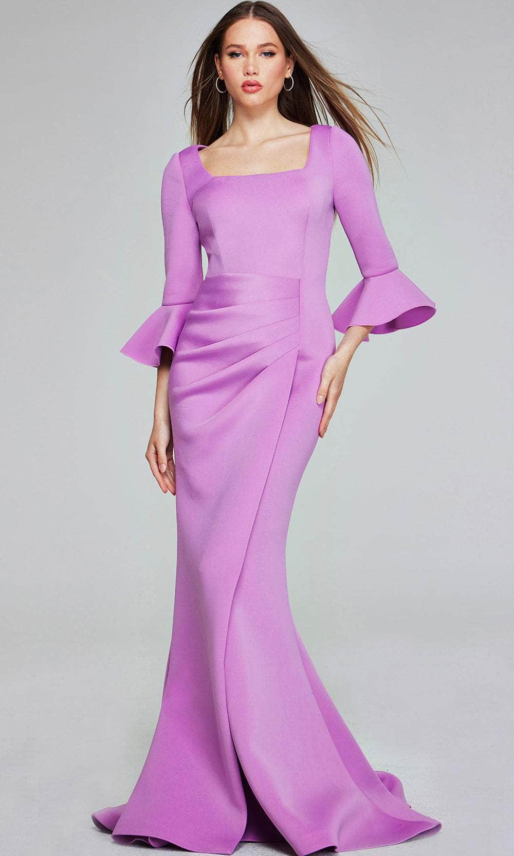 Jovani 42579 - Bell Sleeve Evening Gown - back view