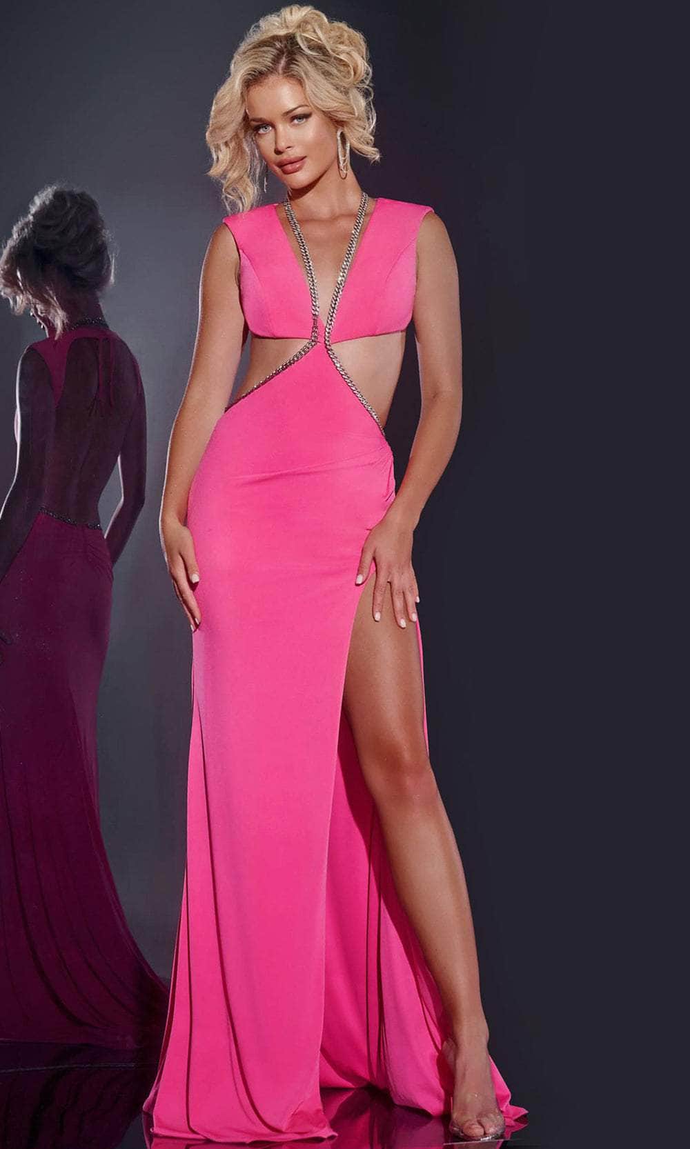 Jovani 42675 - Backless Cutout Prom Dress - designer prom dress at Silhouette Dresses