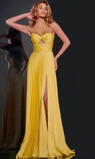 Jovani 42971 - Cross Strap Cutout Prom Dress - designer prom dress at Silhouette Dresses