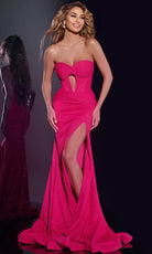 Jovani 43065 - Strapless Cutout Prom Dress - designer prom dress at Silhouette Dresses