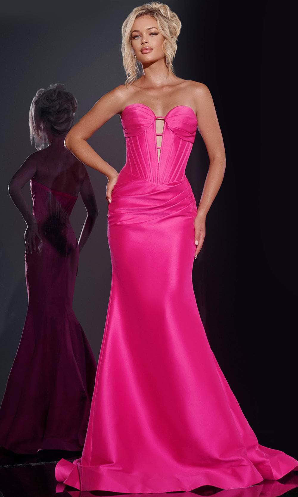 Jovani 43350 - Sweetheart Plunge Prom Dress - designer prom dress at Silhouette Dresses
