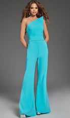 Jovani 43567 - Asymmetrical Jumpsuit - view 4