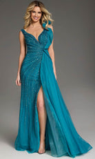 Jovani 44846 - Sleeveless Bead Embellished Prom Gown - designer formal gown at Silhouette Dresses