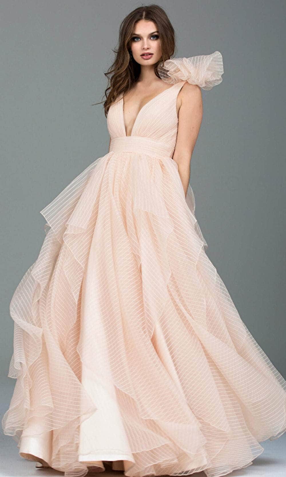 Jovani 55210 - Sleeveless Empire Ballgown - designer ball gown at Silhouette Dresses