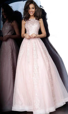 Jovani 59046 - Embroidered Floral Prom Dress - designer prom dress at Silhouette Dresses