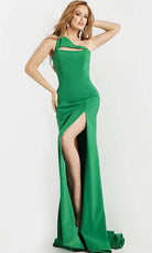 Jovani 07279 - Asymmetrical Sheath Evening Dress. - view 4
