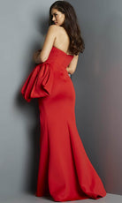 Jovani 07581 - Strapless Sweetheart Evening Dress - back view