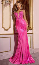 Jovani D5055 - Strapless Basque Prom Dress - designer prom dress at Silhouette Dresses