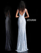 Jovani - Fitted Lace Prom Dress 48994 - view 11