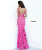 Jovani - Fitted Lace Prom Dress 48994 - view 13