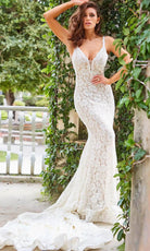 Jovani JB03864 - Beaded Lace Bridal Gown - designer wedding dress at Silhouette Dresses