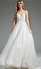 Jovani JB07647 - Glitter A-Line Bridal Gown - designer wedding dress at Silhouette Dresses