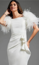 Jovani JB09153 - Draped Mermaid Bridal Gown - view 5