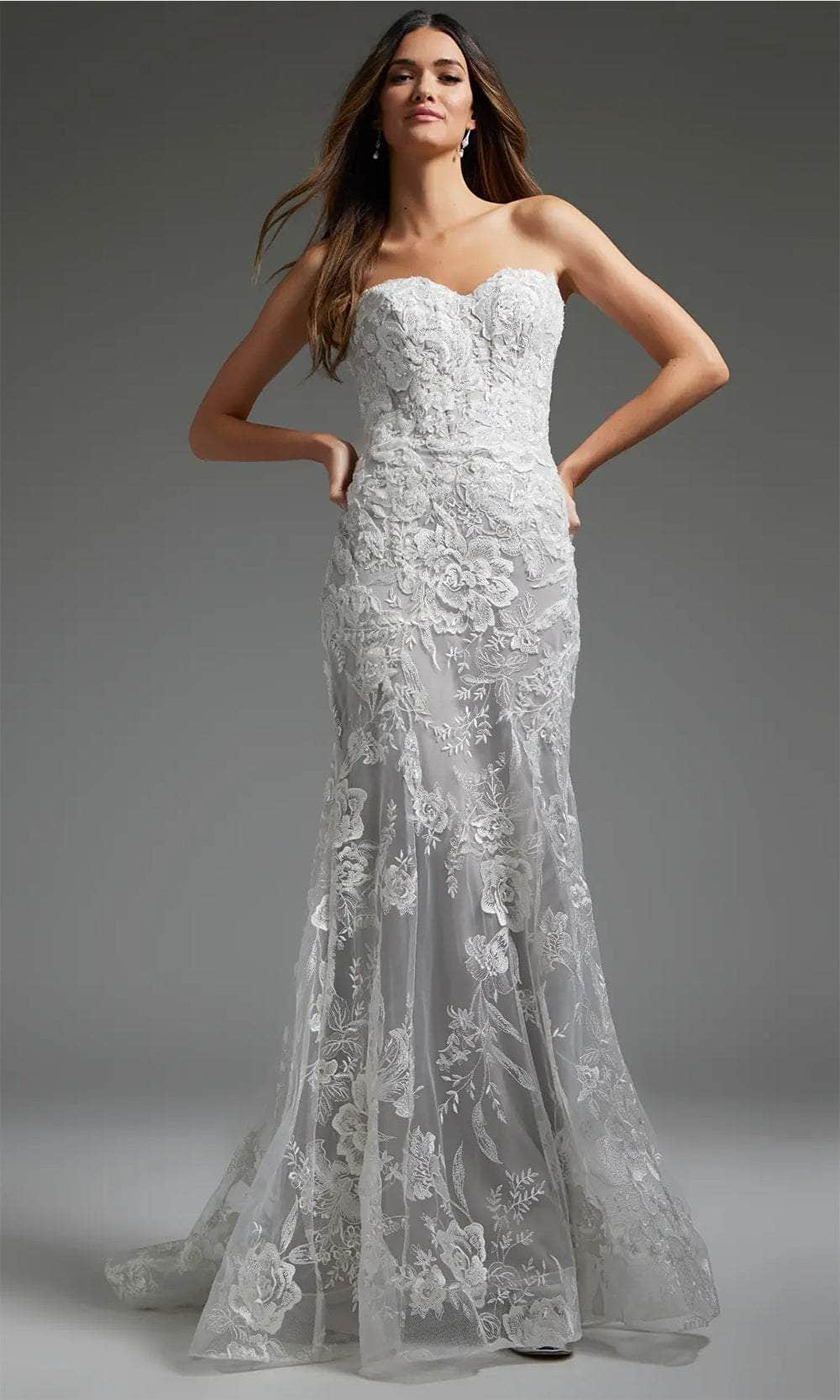 Jovani JB38221 - Lace Mermaid Bridal Gown - designer wedding dress at Silhouette Dresses