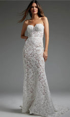 Jovani JB38271 - Lace Corset Bridal Gown - designer wedding dress at Silhouette Dresses