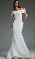 Jovani JB40594 - Rosette Mermaid Bridal Gown - designer wedding dress at Silhouette Dresses