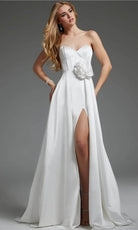 Jovani JB40825 - Strapless See-Through Back Bridal Gown - designer wedding dress at Silhouette Dresses