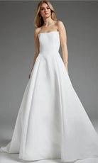 Jovani JB42346 - Strapless Seamed Bodice Bridal Gown - designer wedding dress at Silhouette Dresses